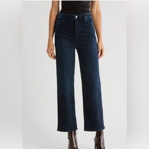 Frame “The Wide” High Waist Ankle Wide Leg Jeans